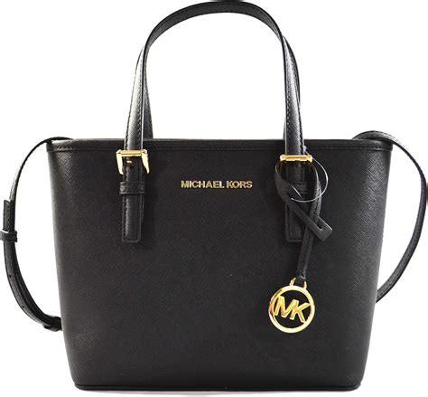 michael kors black carryall tote violet|Michael Kors shopper tote.